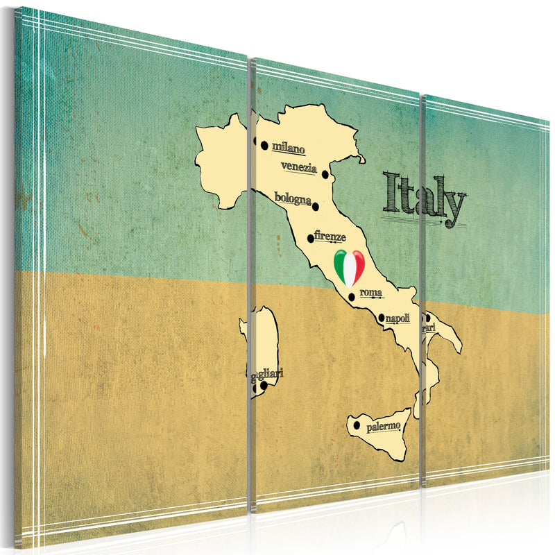 Glezna - Heart of Italy - triptych Home Trends