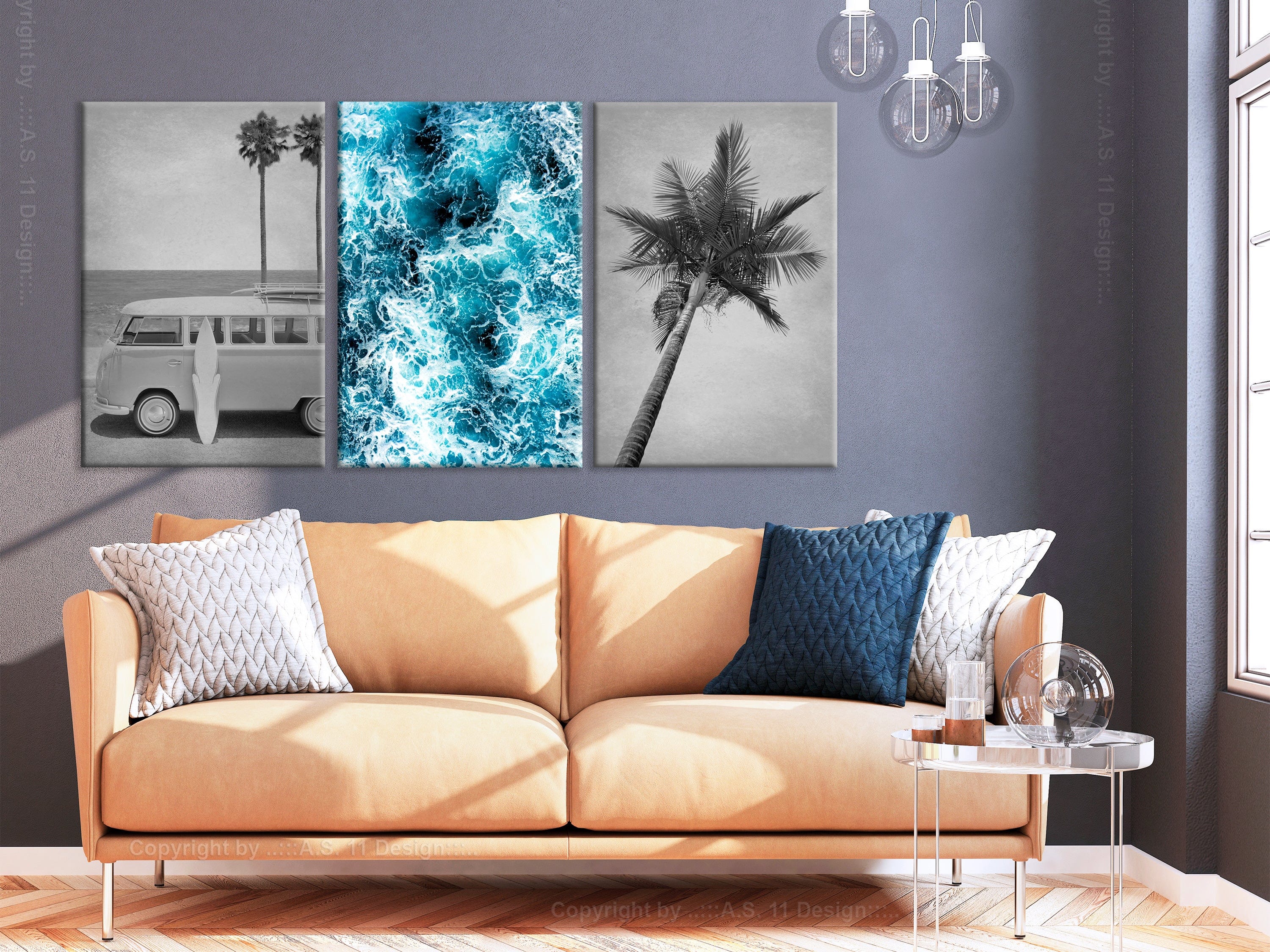 Glezna - Holiday Memories (3 Parts) 120x60 Home Trends