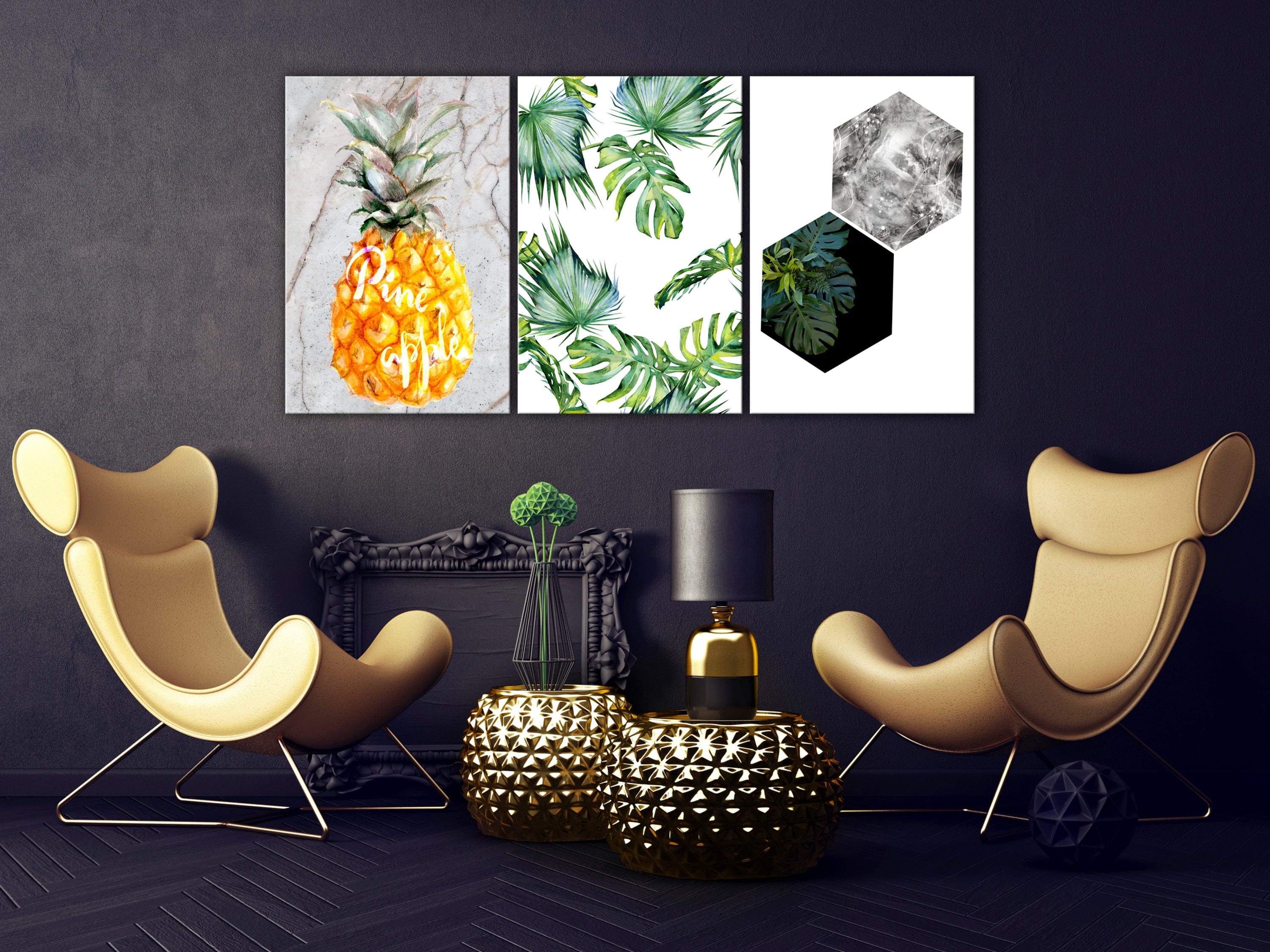 Glezna - Hot Tropics (3 Parts) 120x60 Home Trends