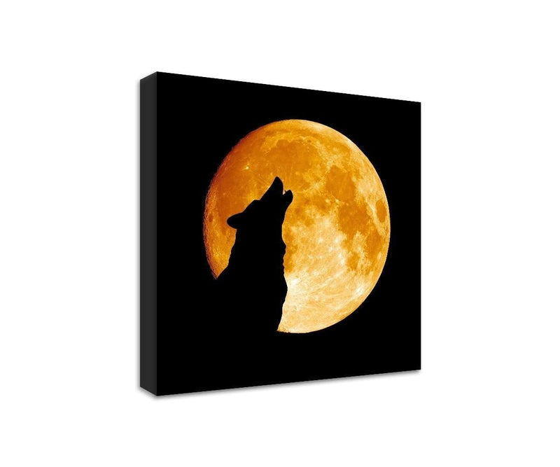Kanva - Howling Wolf On A Background Of The Moon  Home Trends DECO