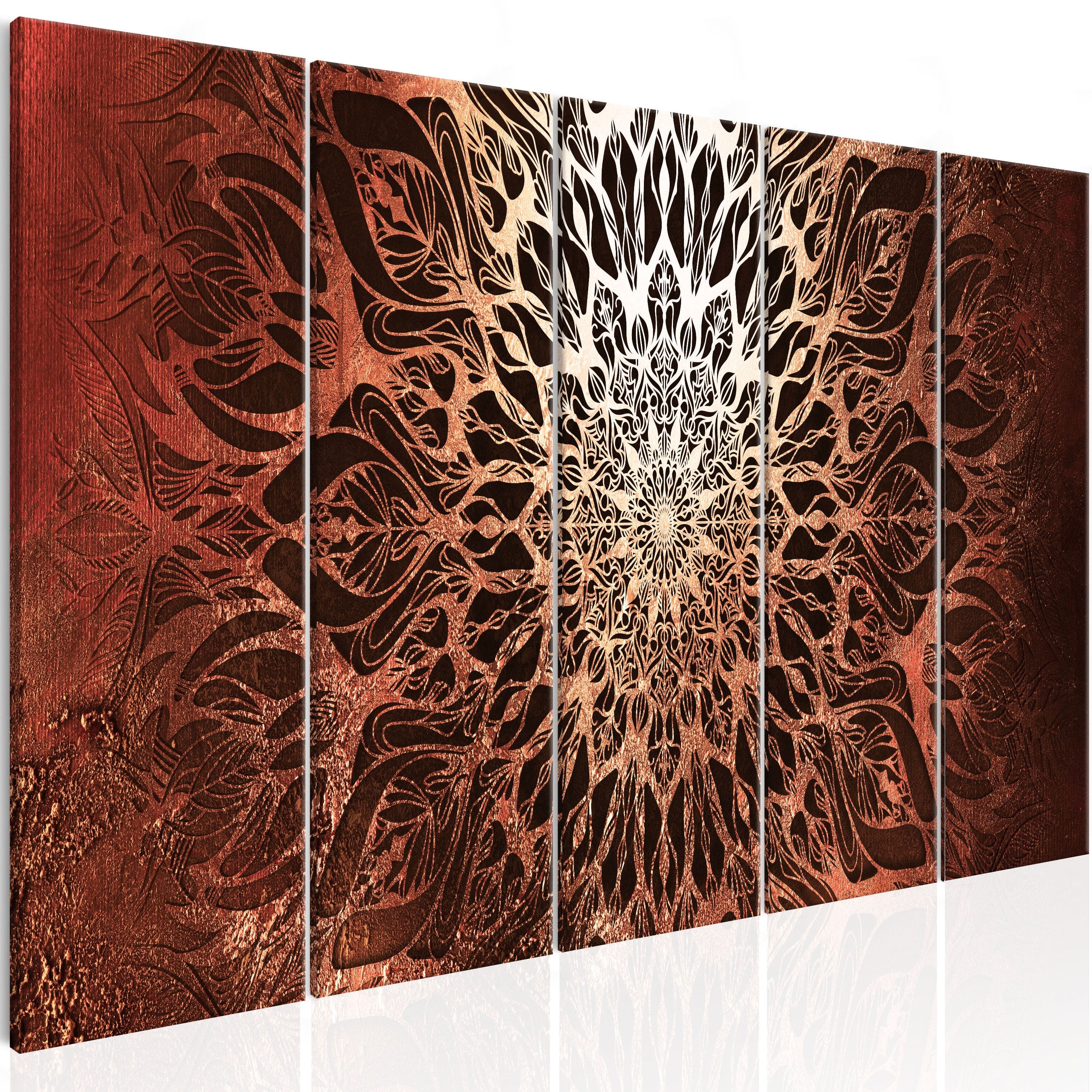 Glezna - Hypnosis (5 Parts) Orange Narrow Home Trends