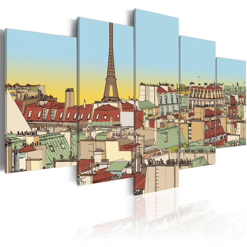 Glezna - Idyllic parisian picture Home Trends