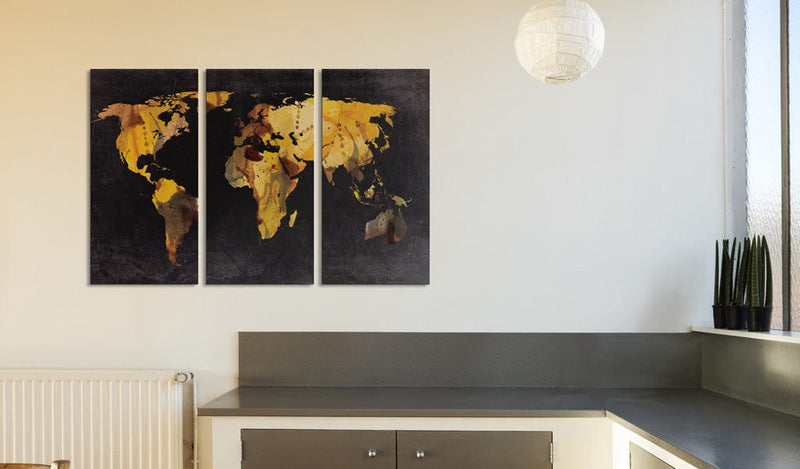 Kanva - If the World were a desert... - triptych Home Trends