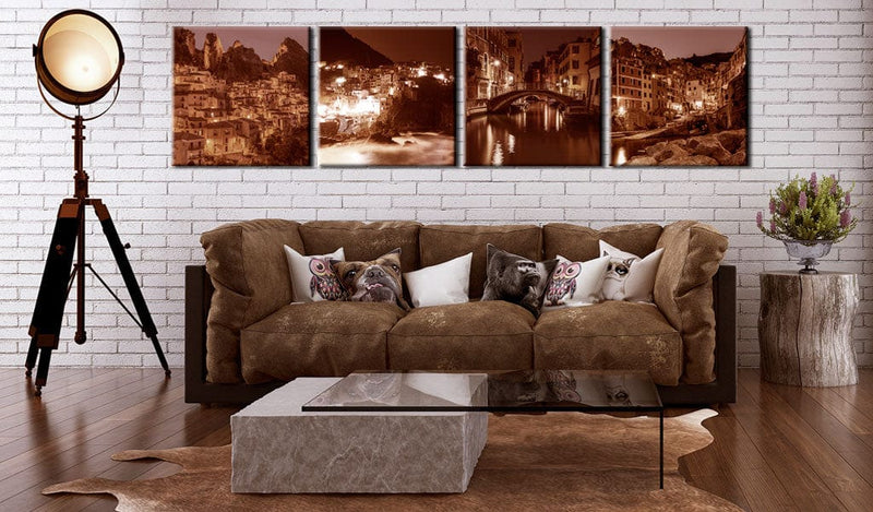 Glezna - Italian Towns (Sepia) Home Trends