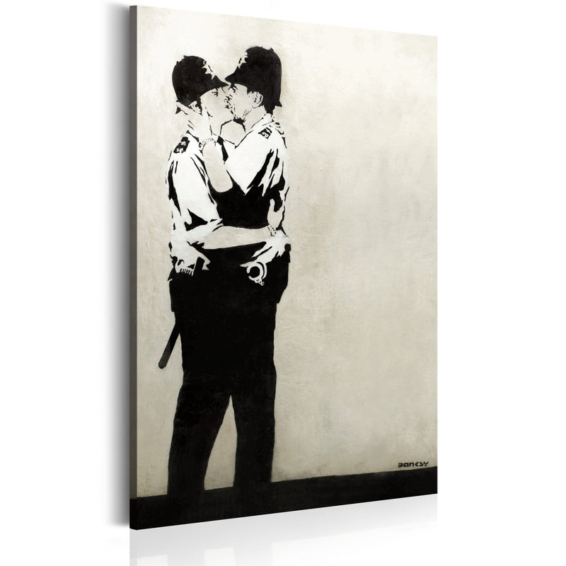Kanva - Kissing Coppers by Banksy Home Trends