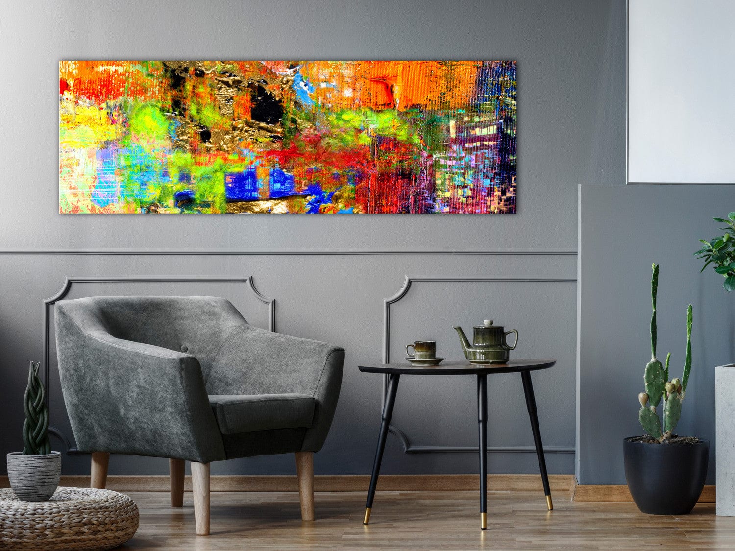 Glezna - Krāsaina abstrakcija, (1 daļa), 117127 Home Trends
