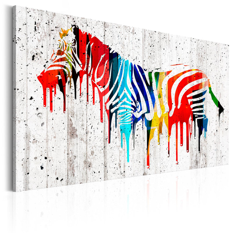 Glezna - Krāsaina zebra Home Trends