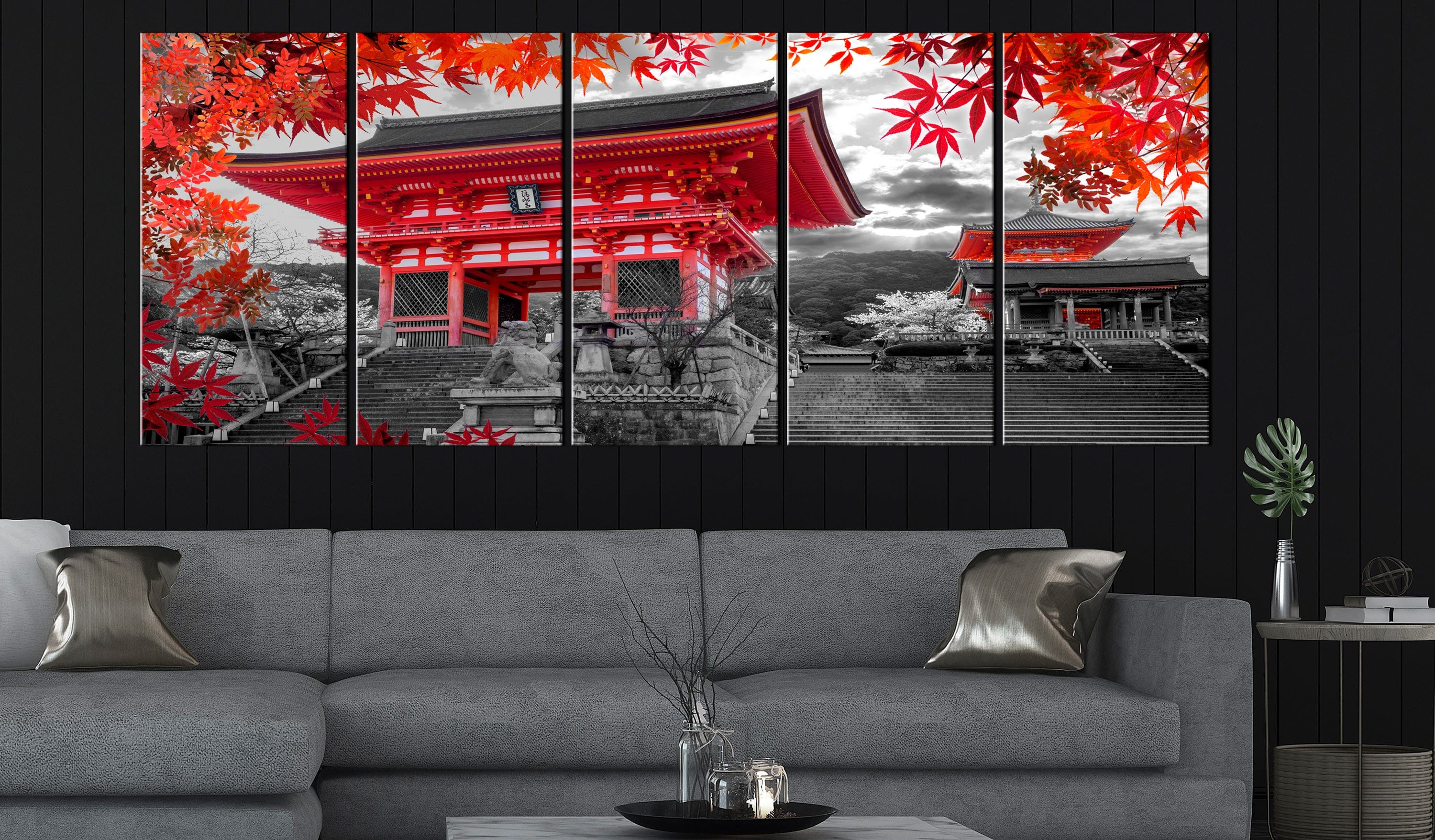 Glezna - Kyoto, Japan (5 Parts) Narrow Home Trends
