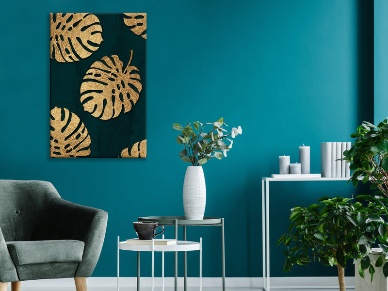 Kanva - Leaves of Luxury (1 Part) Vertical Home Trends