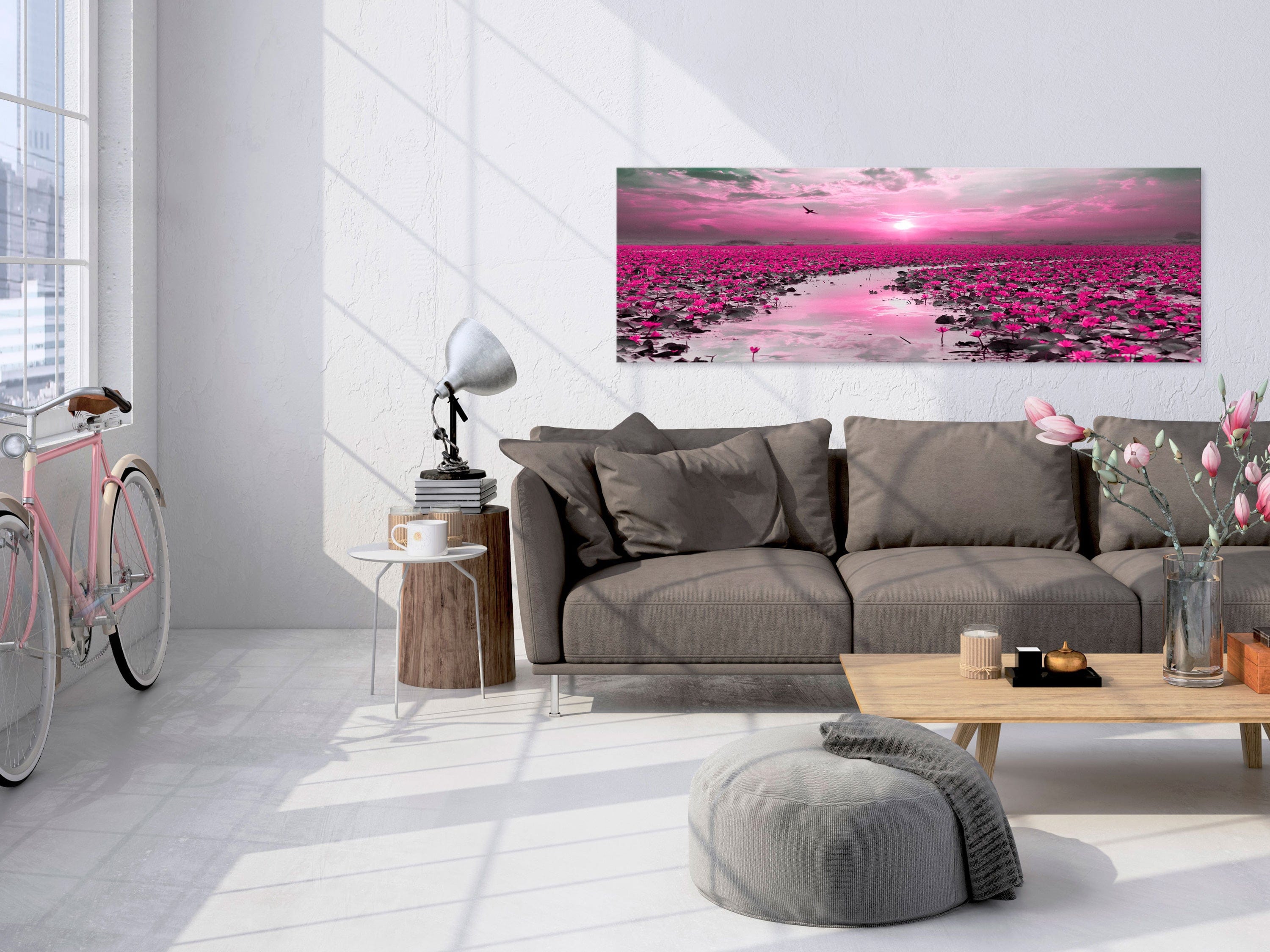 Glezna - Lilies and Sunset (1 Part) Narrow Home Trends
