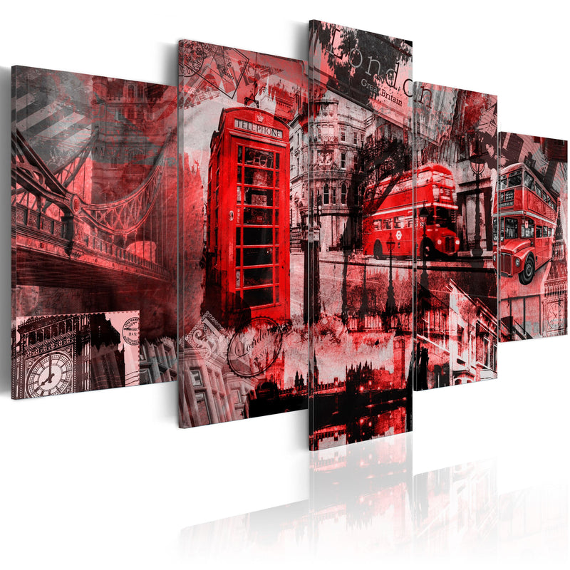 Glezna - London collage - 5 pieces Home Trends