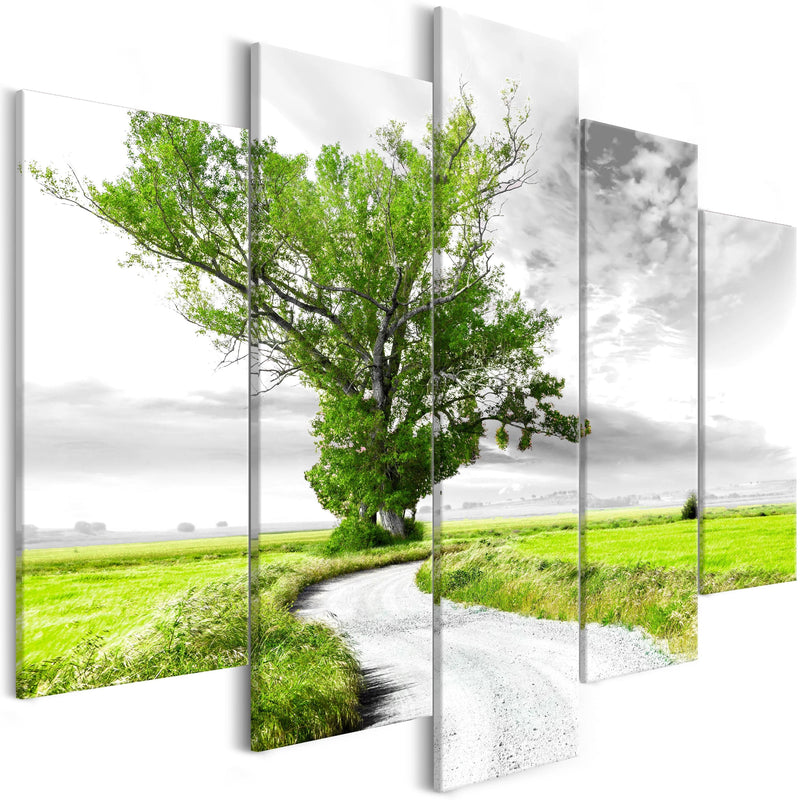 Glezna - Lone Tree (5 Parts) Green 225x100 Home Trends