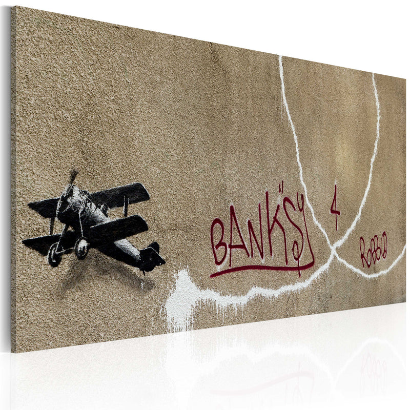 Kanva - Love plane (Banksy) 60x40 Home Trends