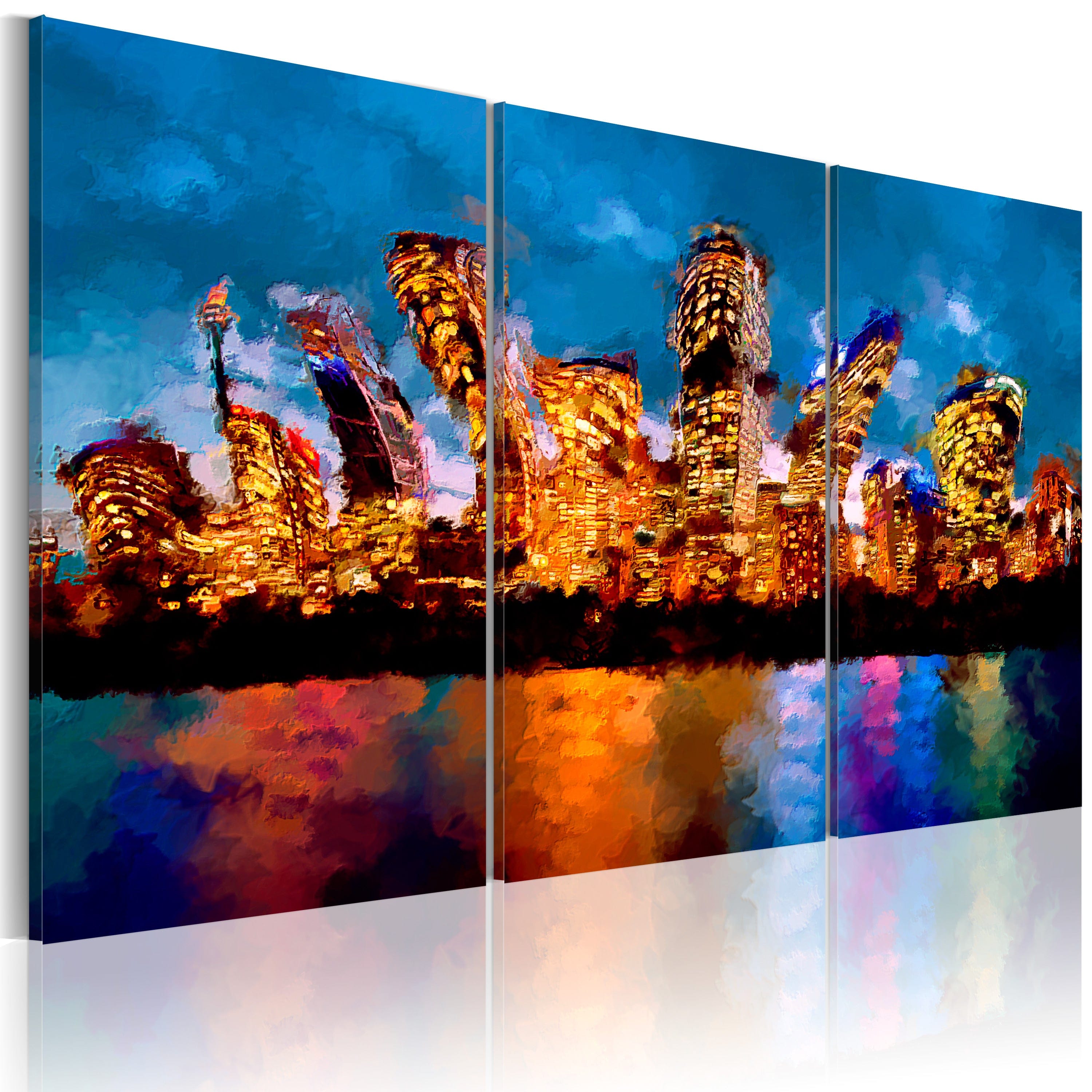 Glezna - Mad city - triptych Home Trends