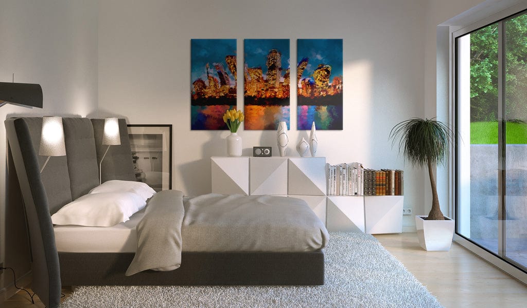 Glezna - Mad city - triptych Home Trends
