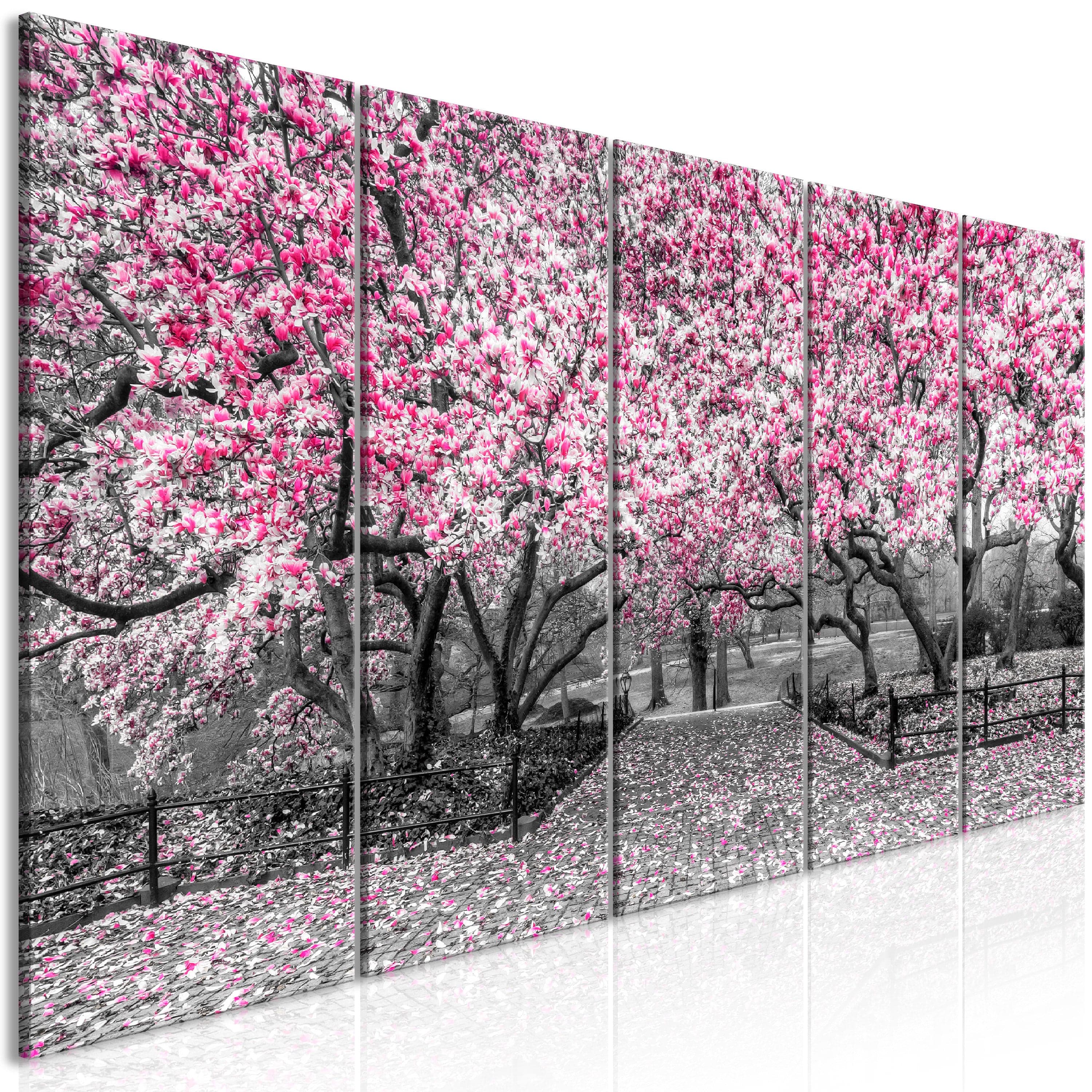 Glezna - Magnolia Park (5 Parts) Narrow Pink Home Trends