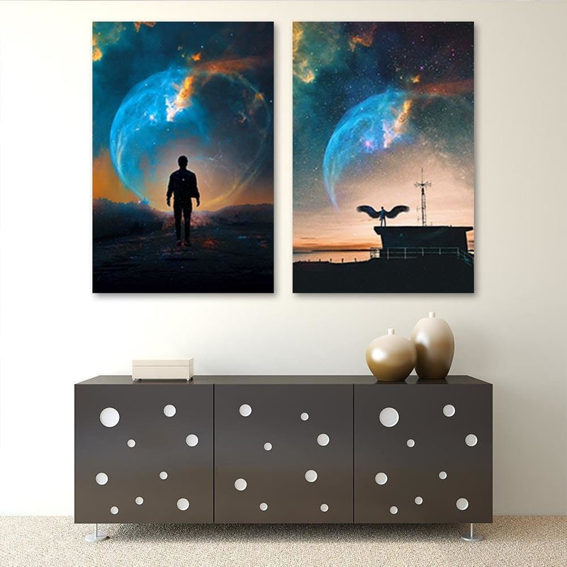 Kanva - Man With Wings And Sky  Home Trends DECO