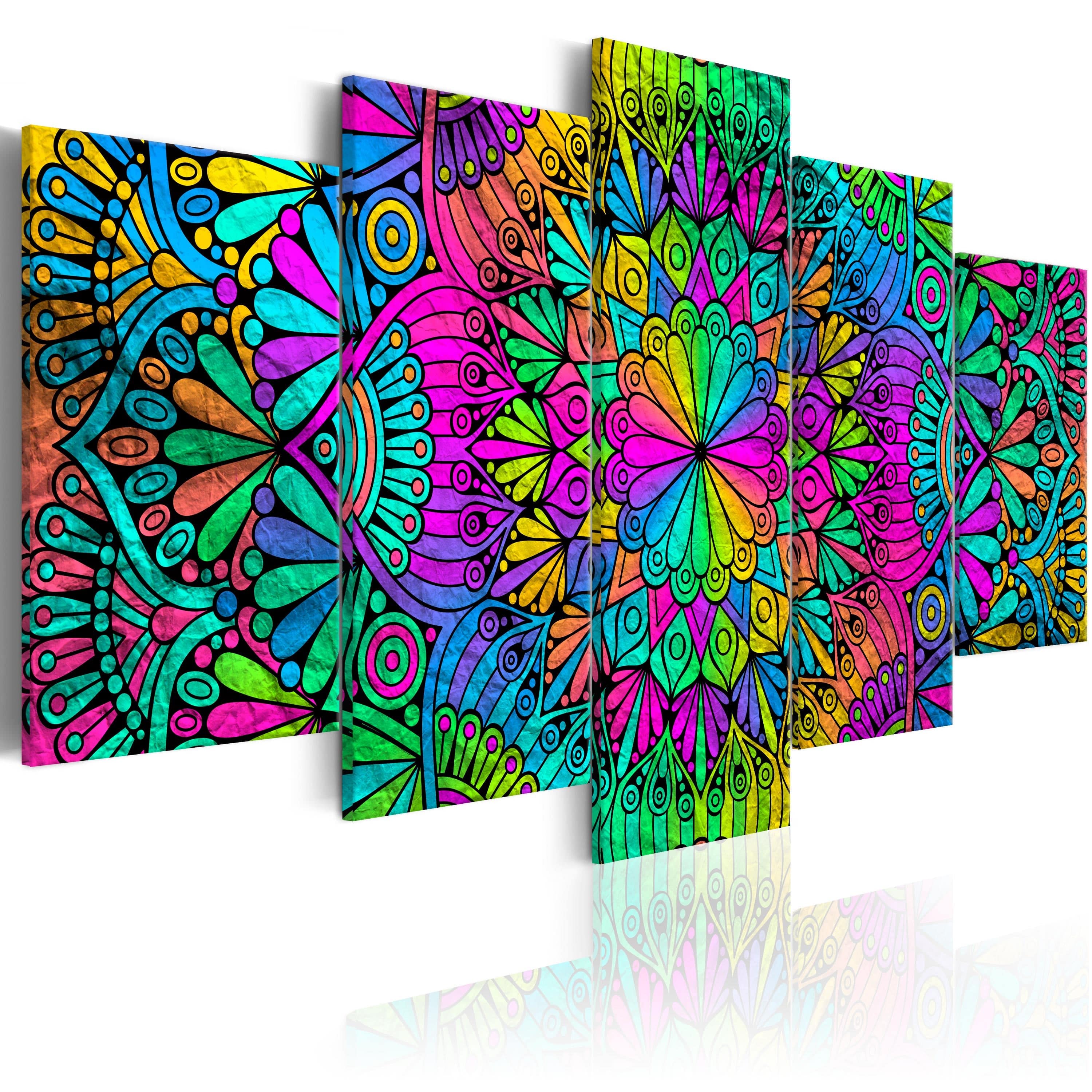 Glezna - Mandala_ Peacock Feathers Home Trends
