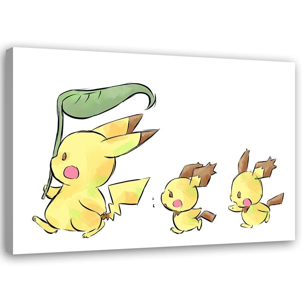 Kanva - Manga Strolling Yellow Creatures  Home Trends DECO