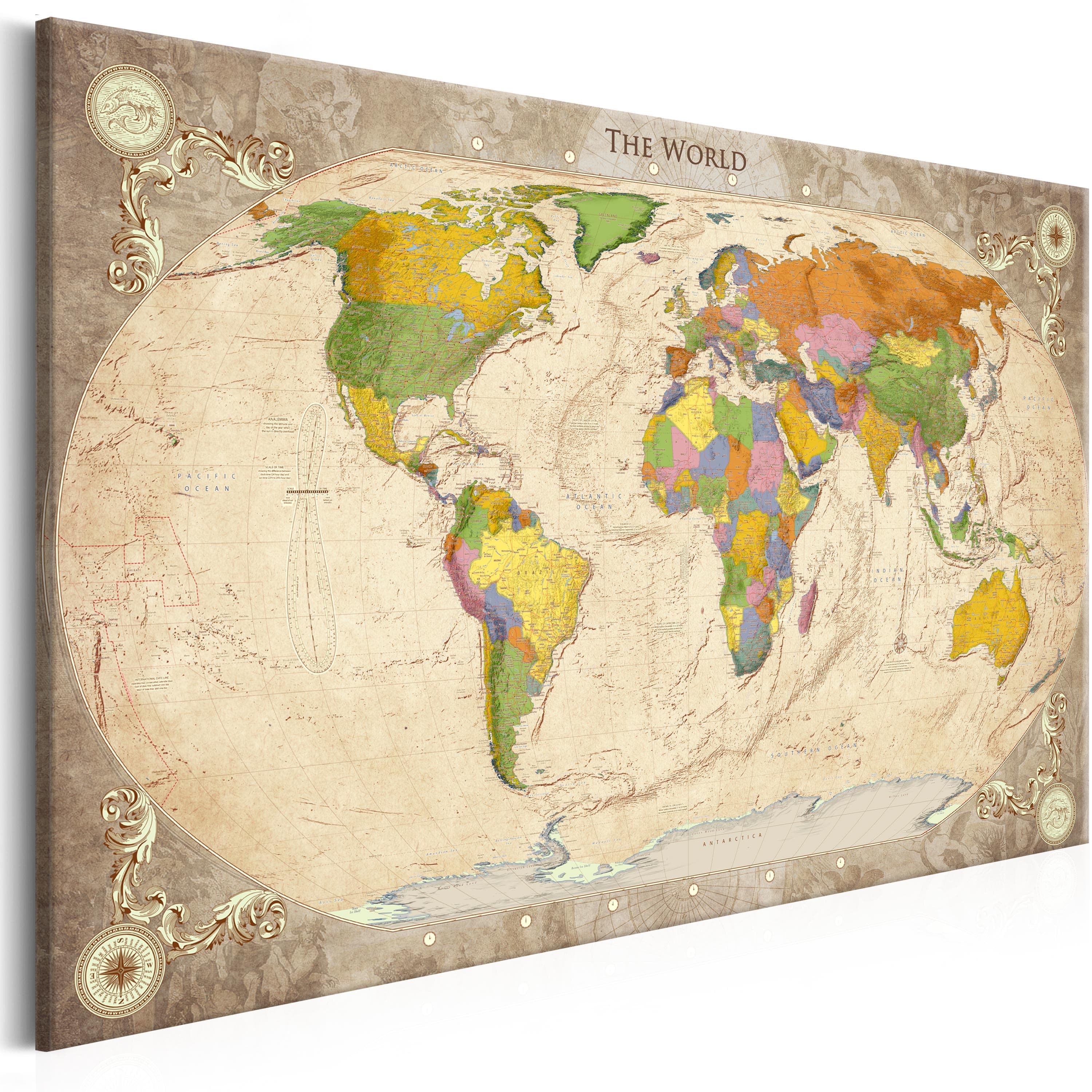 Glezna - Map and Ornaments Home Trends