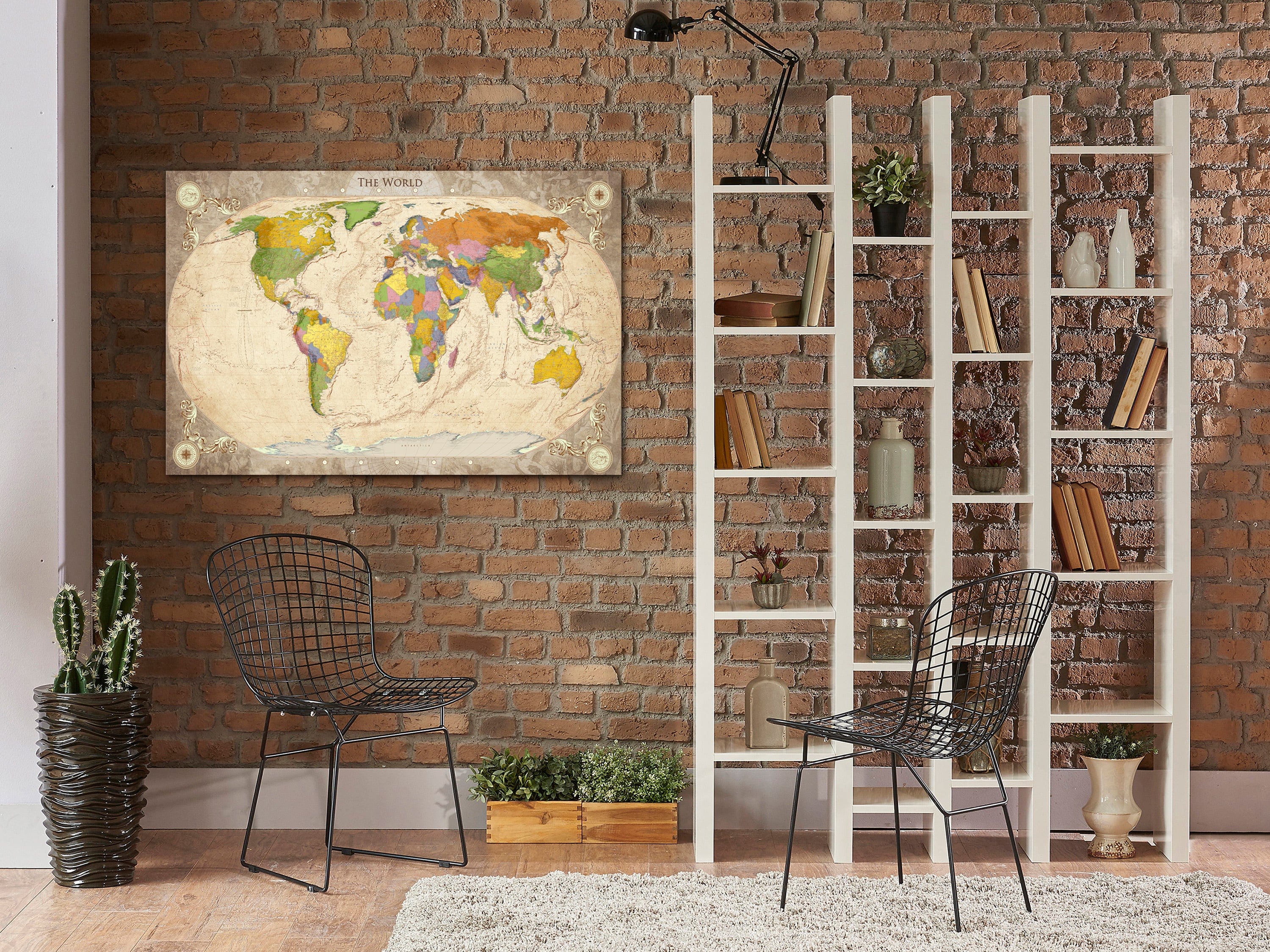 Glezna - Map and Ornaments Home Trends