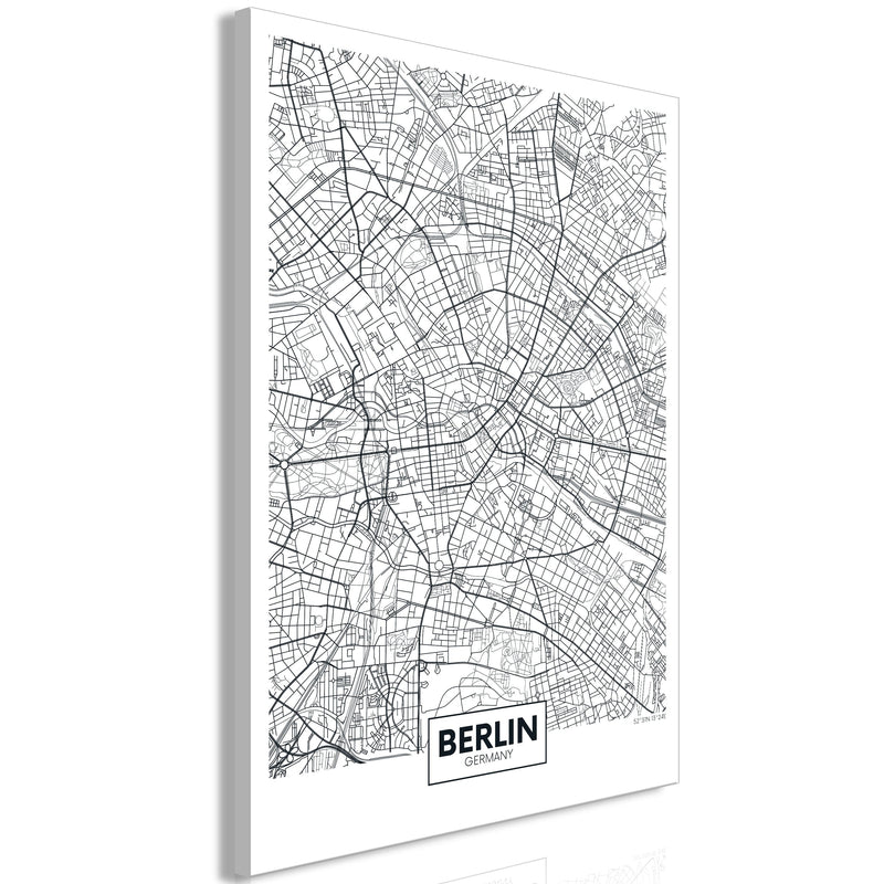 Glezna - Map of Berlin (1 Part) Vertical Home Trends