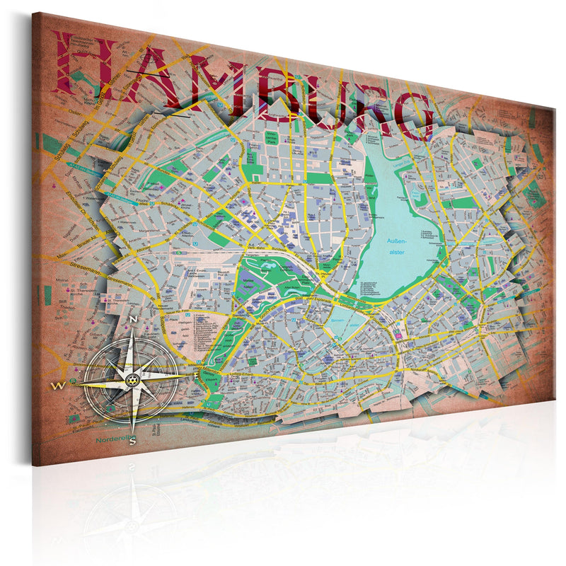Glezna - Map of Hamburg Home Trends