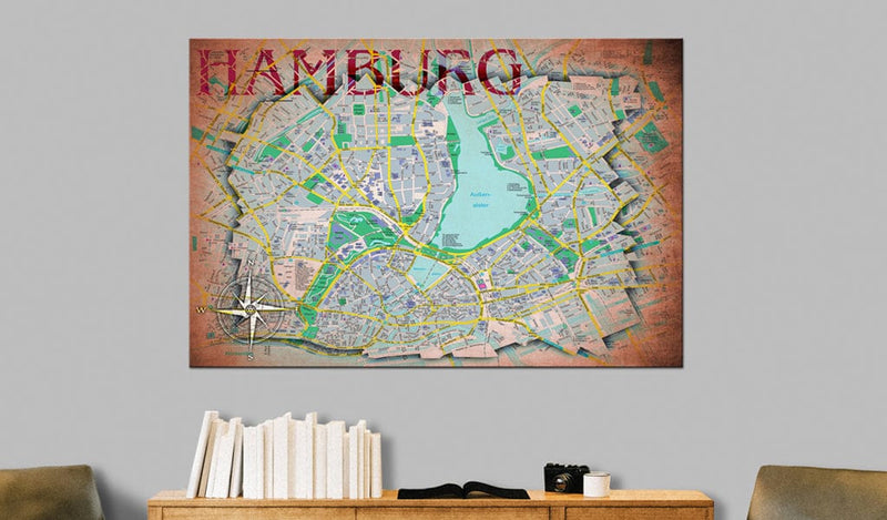 Glezna - Map of Hamburg Home Trends