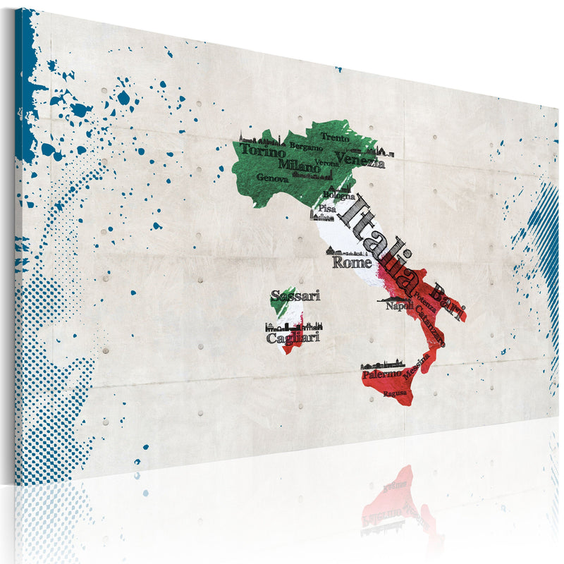 Glezna - Map of Italy Home Trends
