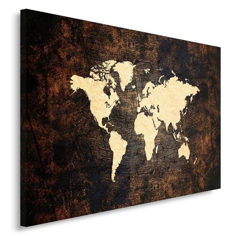 Kanva - Map Of The World On The Stage 2  Home Trends DECO