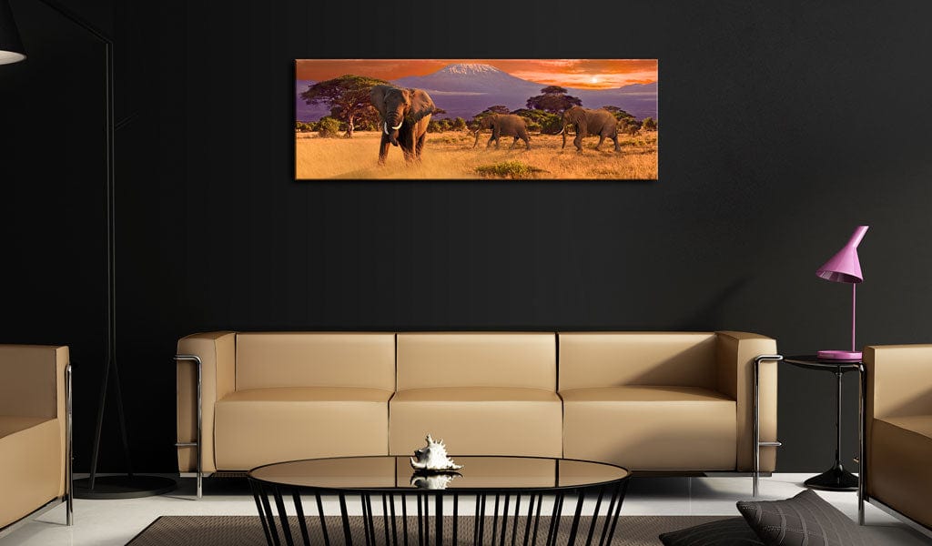 Glezna - March of african elephants Home Trends