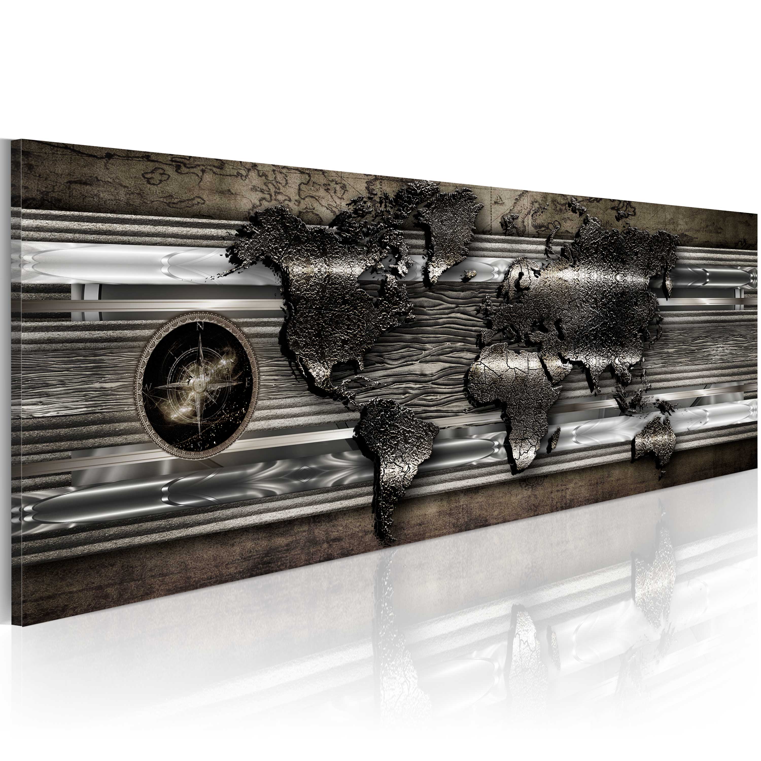 Glezna - Metalic Map Home Trends