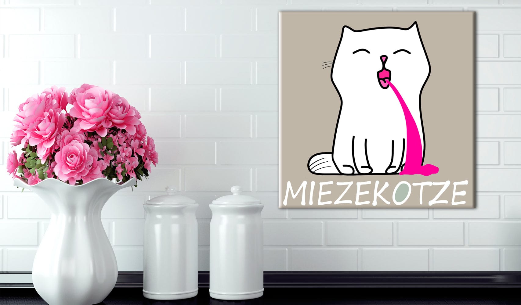 Glezna - Miezekotze 40x40 Home Trends