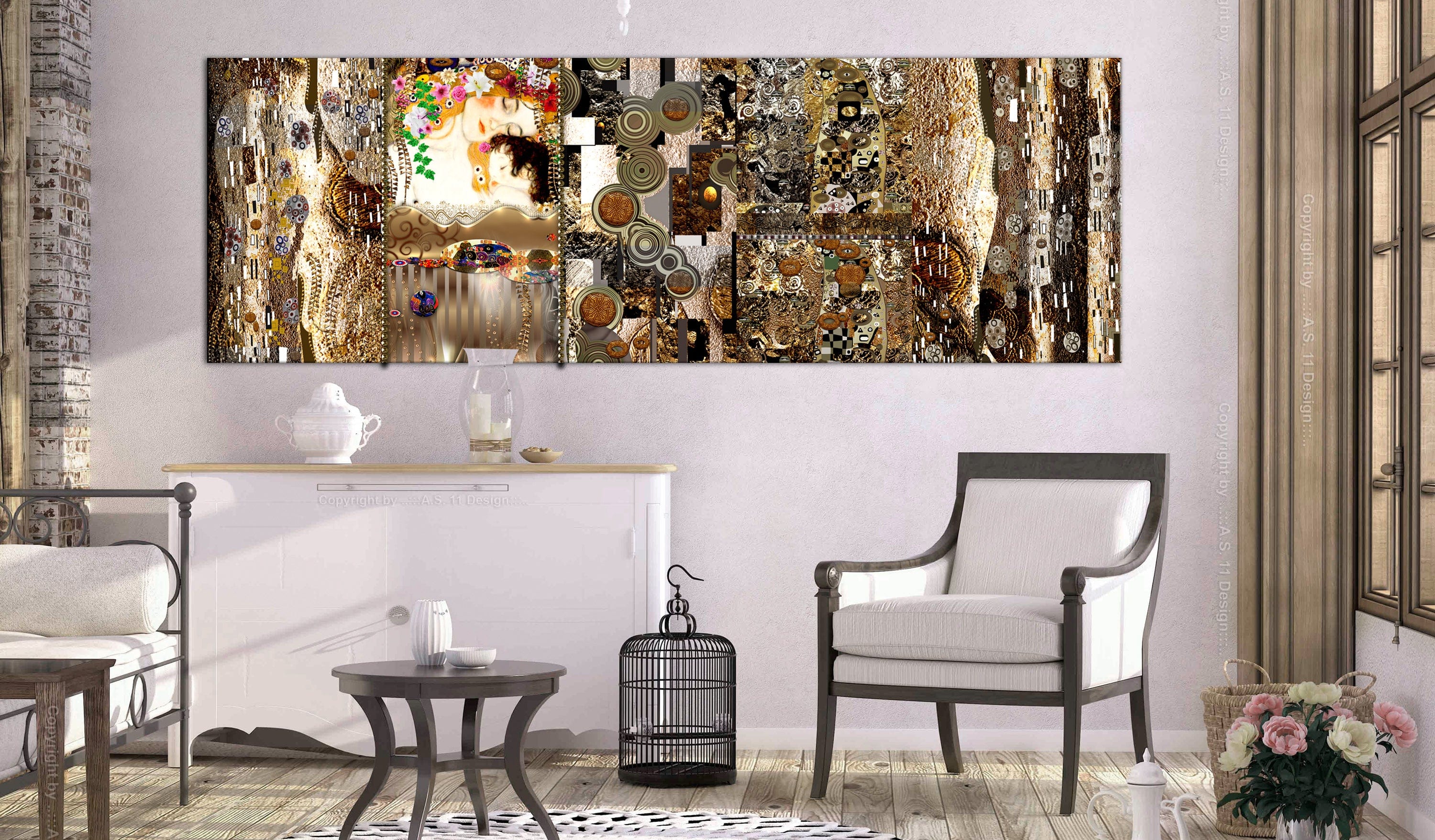 Glezna - Mother's Love (1 Part) Gold Home Trends