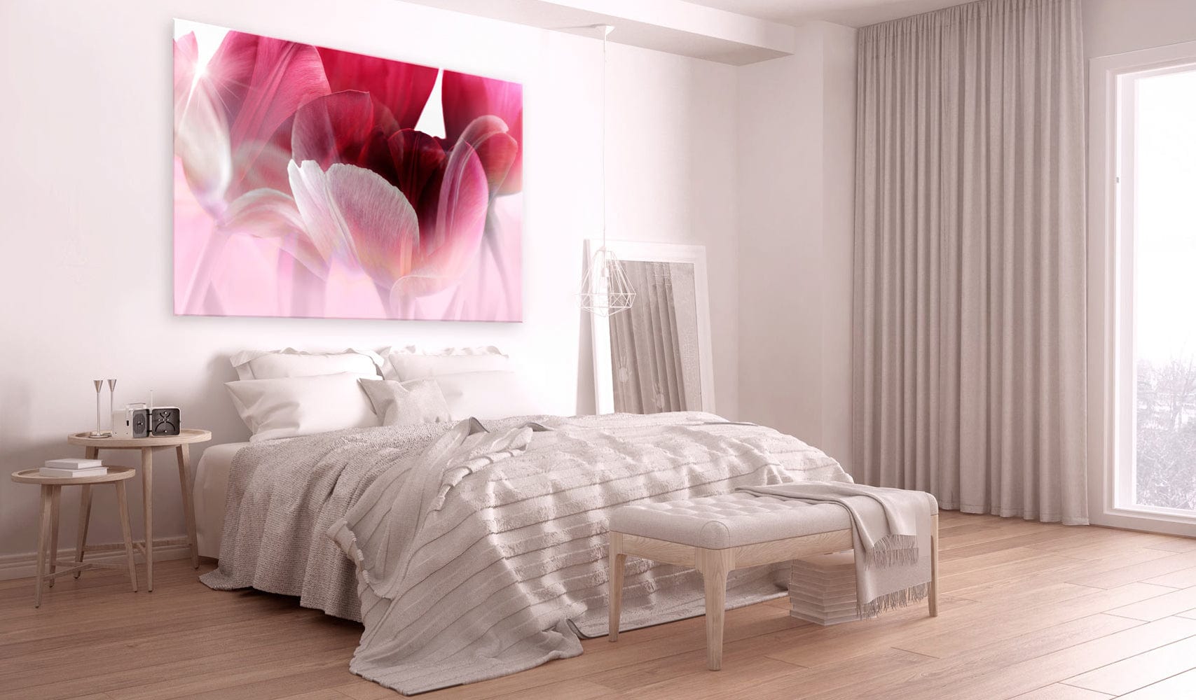 Glezna - Nature_ Pink Tulips Home Trends