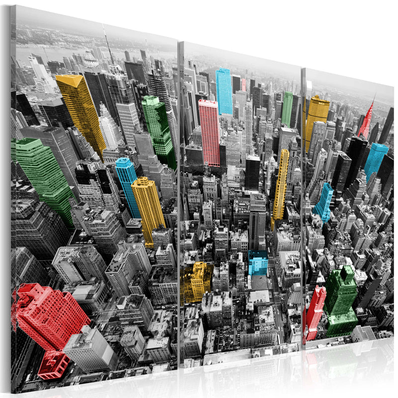 Glezna - New York in the CMYK color model Home Trends