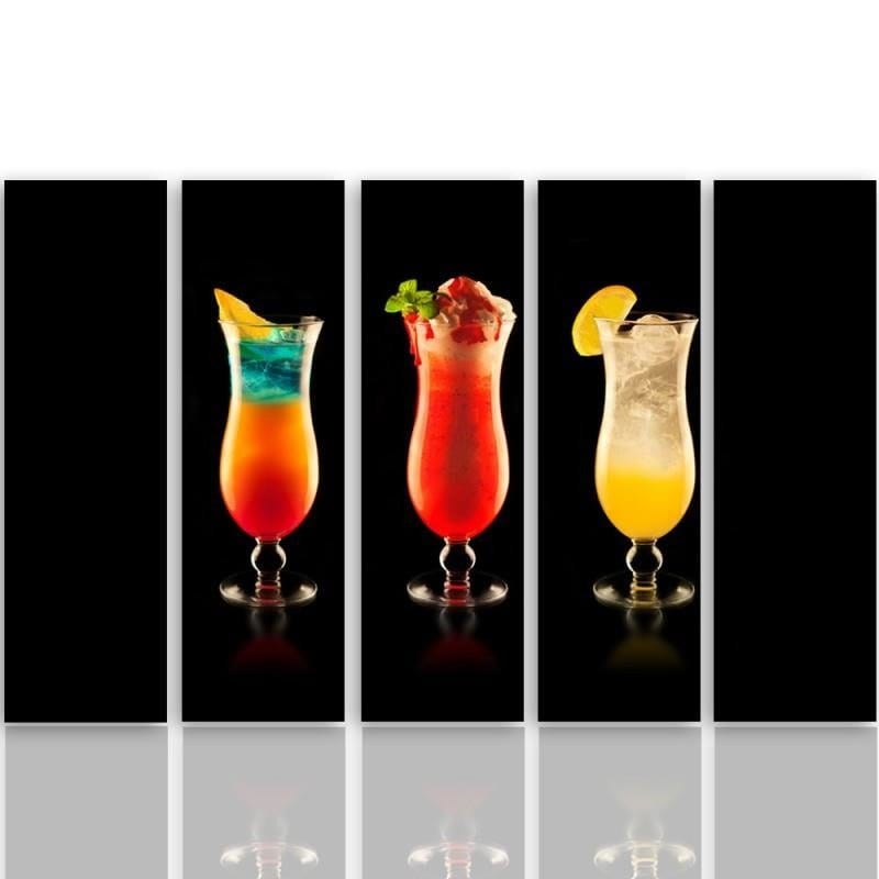 Kanva no 5 daļām - Cocktails  Home Trends DECO