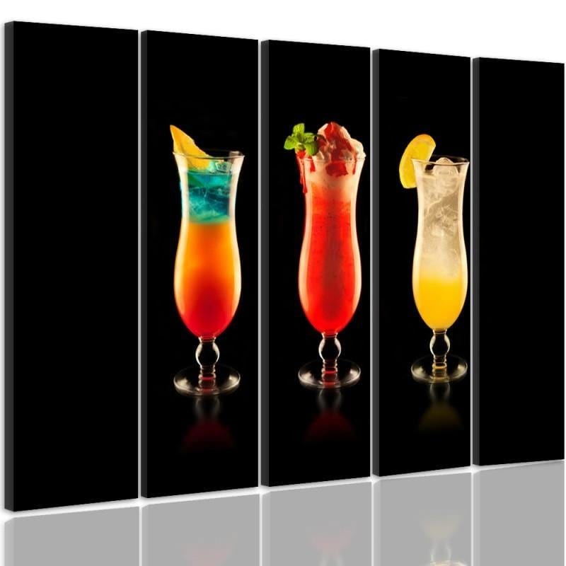 Kanva no 5 daļām - Cocktails  Home Trends DECO