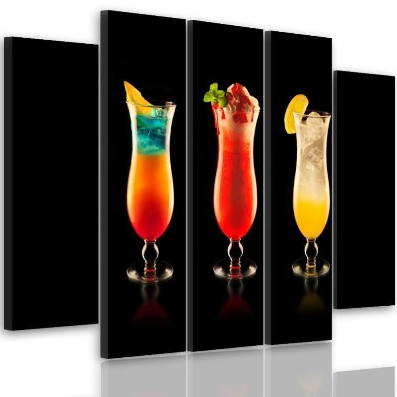 Kanva no 5 daļām - Cocktails  Home Trends DECO