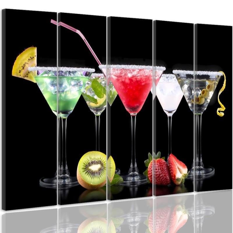 Kanva no 5 daļām - Drinks And Fruits 2  Home Trends DECO