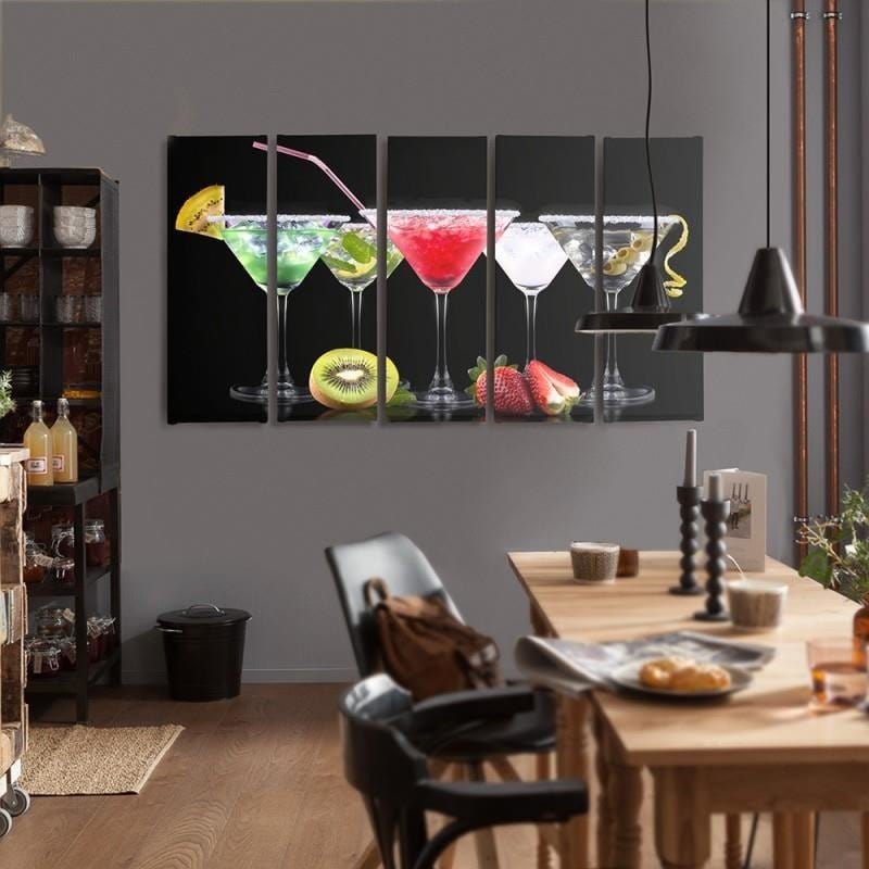 Kanva no 5 daļām - Drinks And Fruits 2  Home Trends DECO