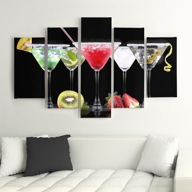Kanva no 5 daļām - Drinks And Fruits 2  Home Trends DECO