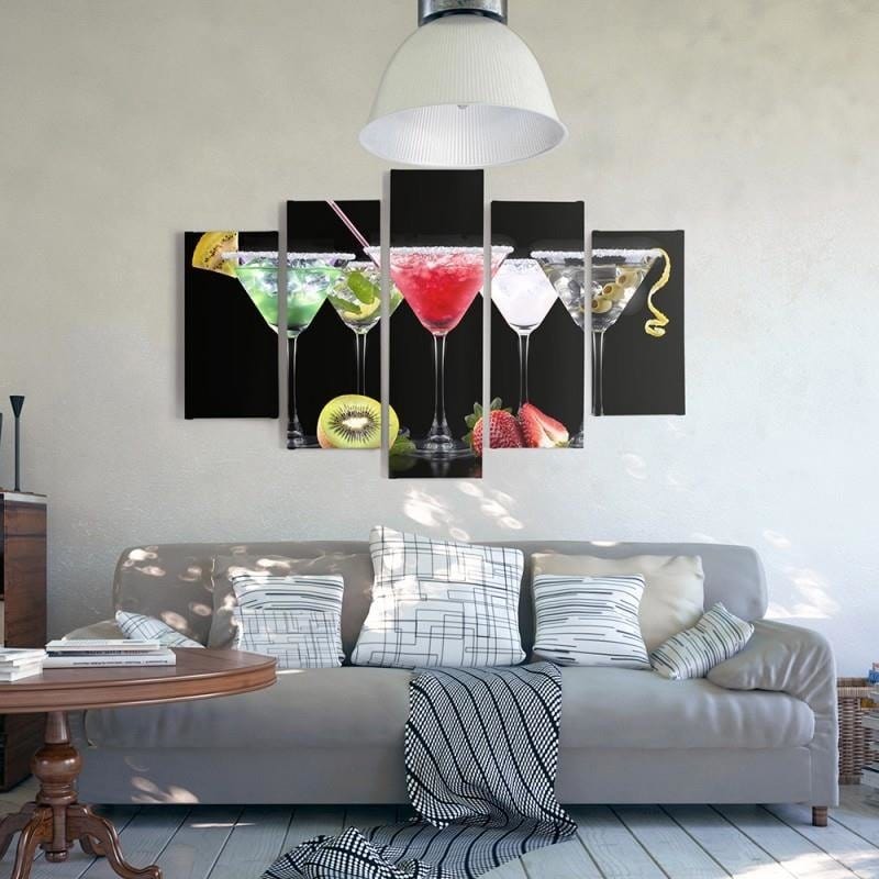 Kanva no 5 daļām - Drinks And Fruits 2  Home Trends DECO