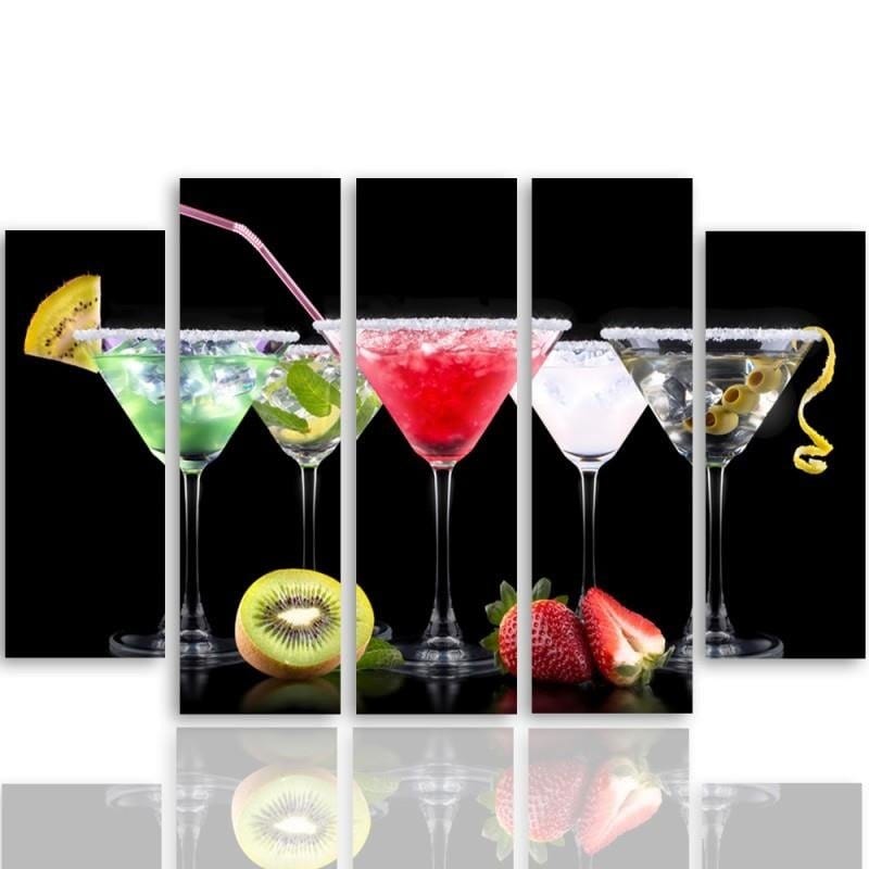 Kanva no 5 daļām - Drinks And Fruits 2  Home Trends DECO