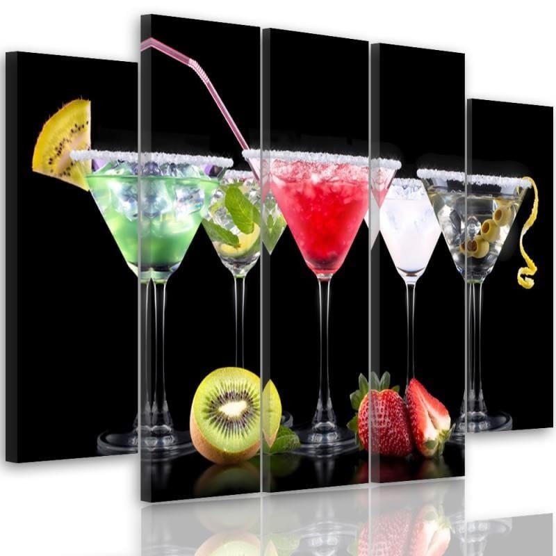 Kanva no 5 daļām - Drinks And Fruits 2  Home Trends DECO