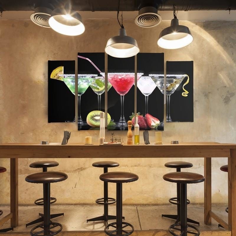 Kanva no 5 daļām - Drinks And Fruits 2  Home Trends DECO