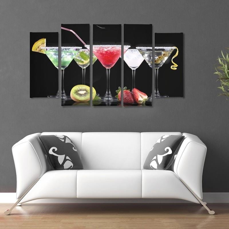 Kanva no 5 daļām - Drinks And Fruits 2  Home Trends DECO