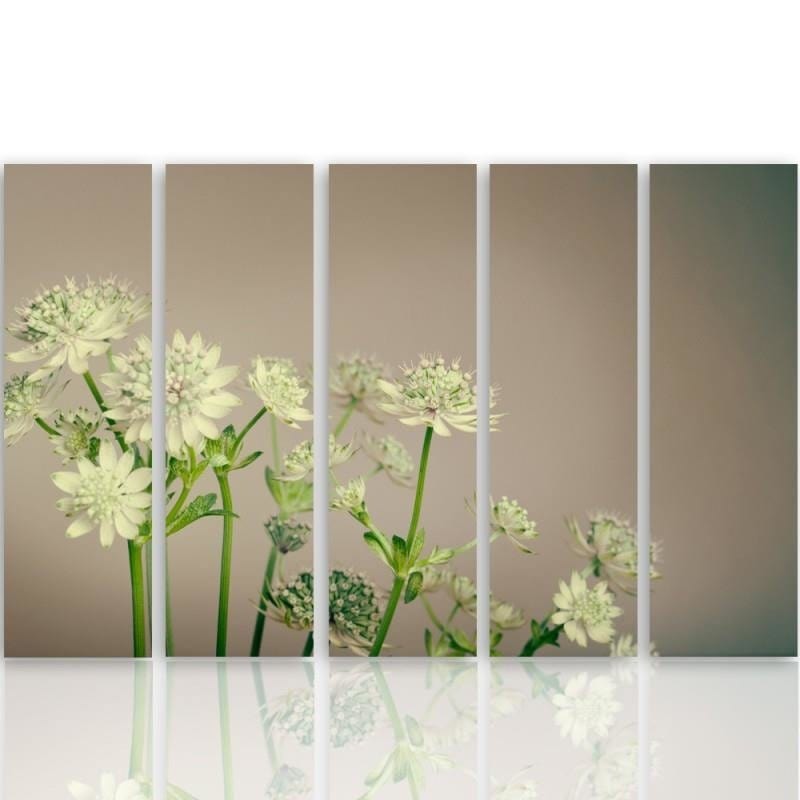 Kanva no 5 daļām - Green Clover  Home Trends DECO