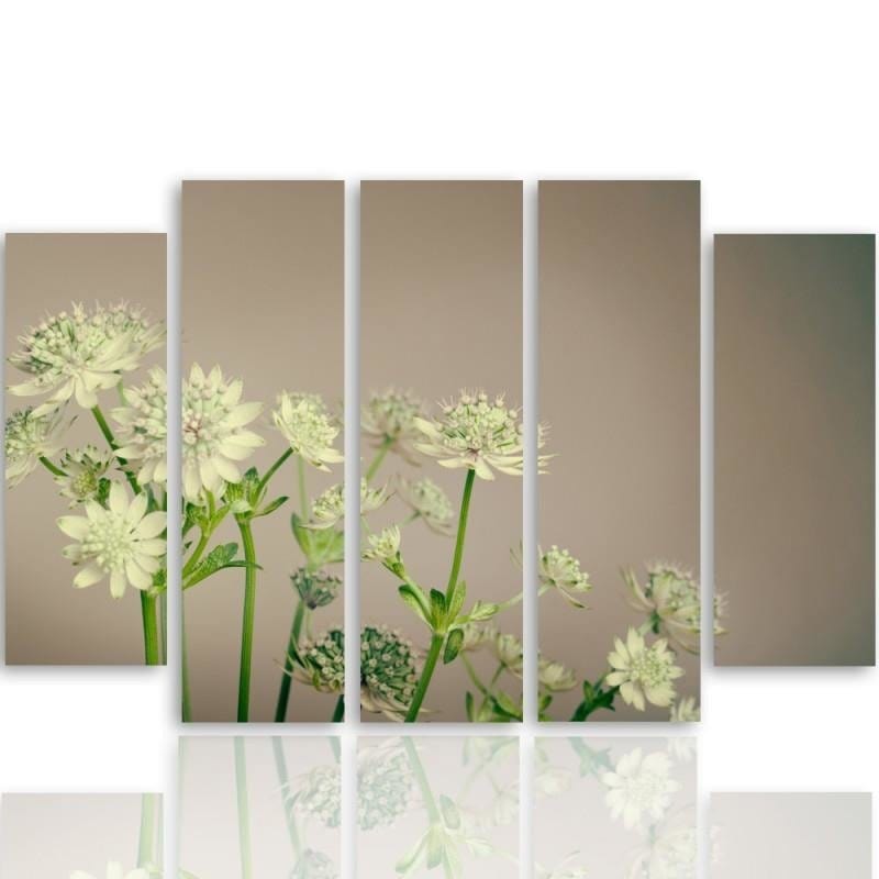 Kanva no 5 daļām - Green Clover  Home Trends DECO