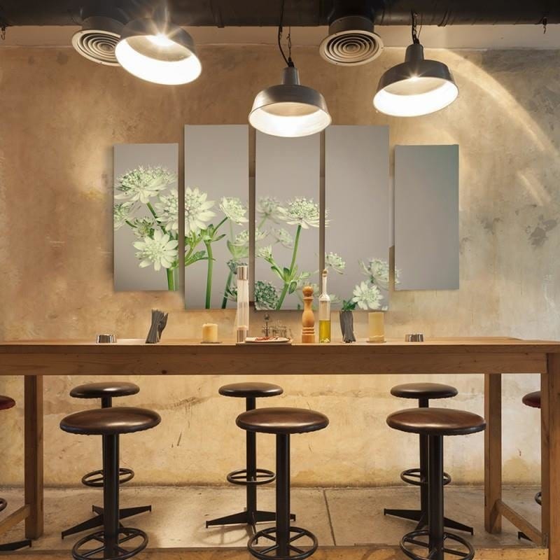 Kanva no 5 daļām - Green Clover  Home Trends DECO